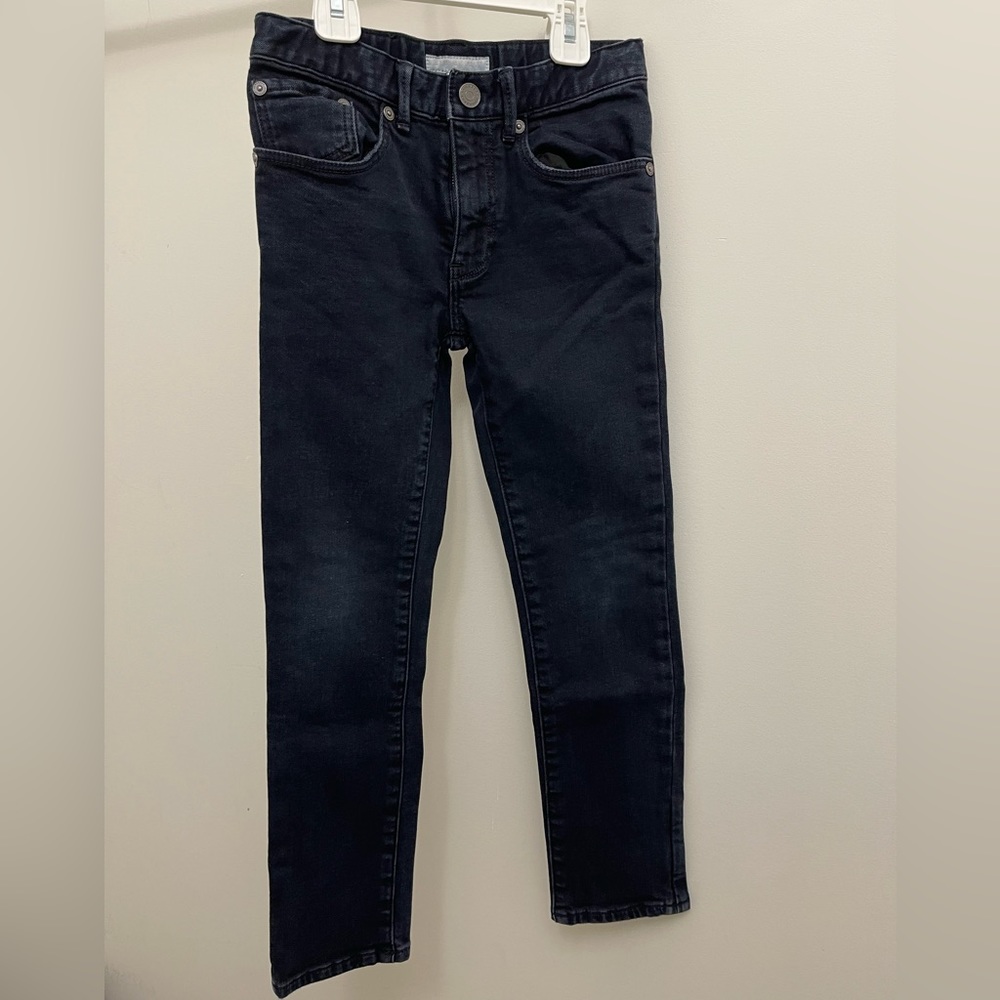 Burberry Black Denim Jeans with Burberry Buttons (Unisex) S8US